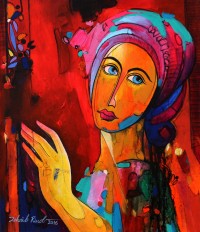 Zohaib Rind, 12 x 14 Inch, Acrylic on Canvas,   Figurative  Painting, AC-ZR-026